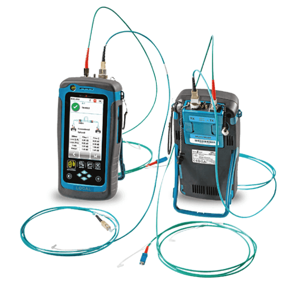 Softing WireXpert 4500 certificatiemeters met glasvezelkabels