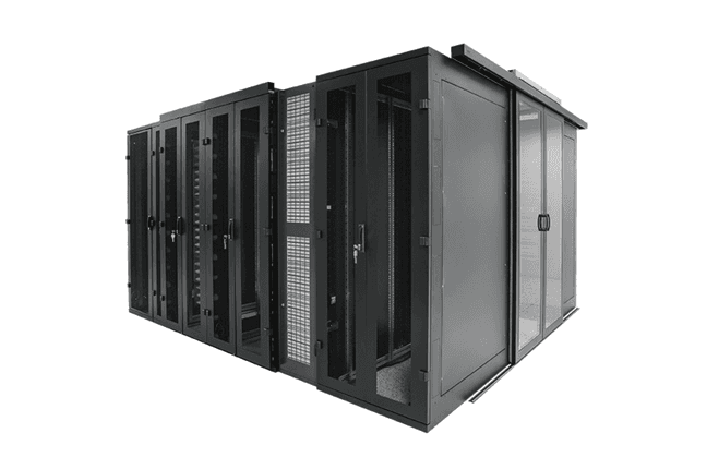 Server racks in a data centre environment